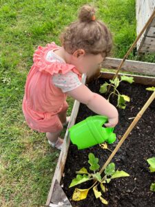 Activité d'extérieur dans nos micro-crèches